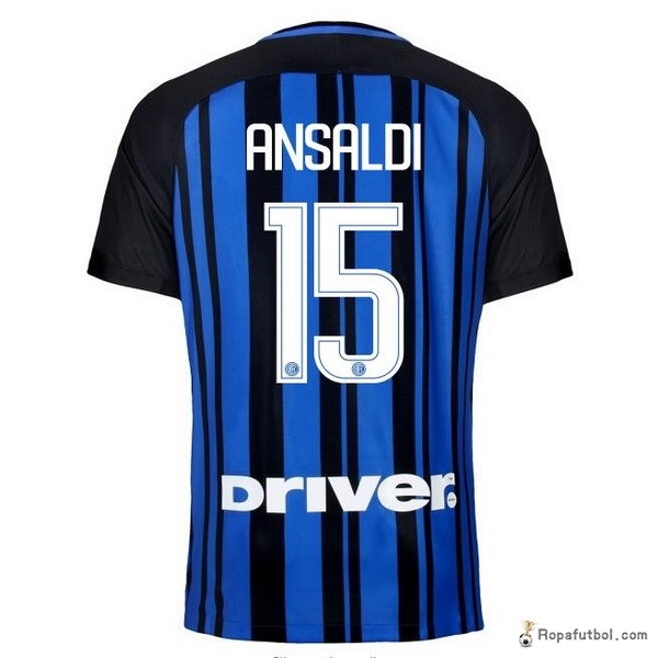 Camiseta Inter de Milán Replica Primera Ropa Ansaldi 2017/18